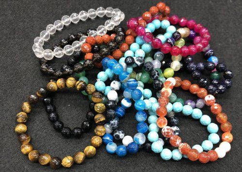 pulseras facetadas 8mm 12 euros