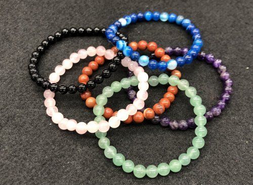 pulseras bola lisa 6mm 8 euros