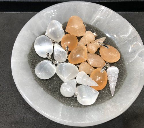 colgantes de selenita