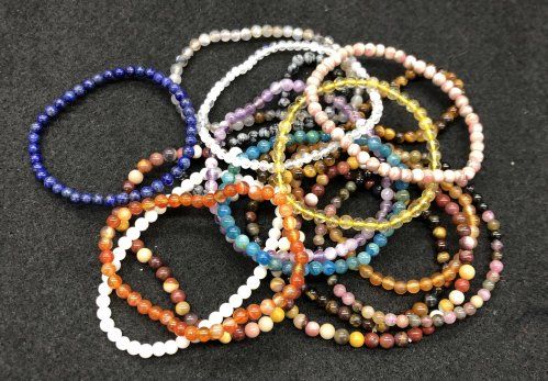 pulseras bola lisa 4mm 6 euros